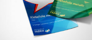 Metallic Klebefolie – günstig drucken lassen | Digitaldruck-Fabrik Klebefolie metallic